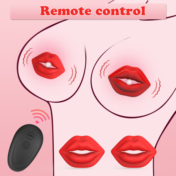Tickt Kissy Secret Nipple Toys with Wireless Remote Control