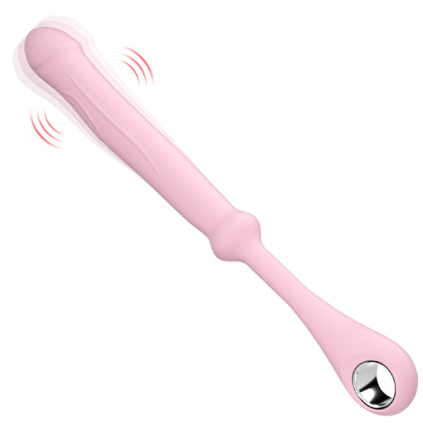 Tickt Bendable Bead Butt Plug Pink