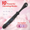 Tickt Bendable Bead Butt Plug 10 Powerful Vibrating Modes
