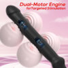 Tickt Bendable Bead Butt Plug With Dual Motor Engine