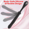 Tickt Bendable Bead Butt Plug Body Safe Silicone & Flexible Design