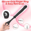 Tickt Bendable Bead Butt Plug With Finger Ring for Easy Retrieval