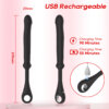 Tickt Bendable Bead Butt Plug USB Magnetic Charging