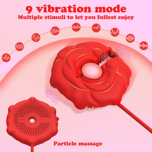 Tickt Twins Lure Nipple Toy with 9 Powerful Vibrating Modes