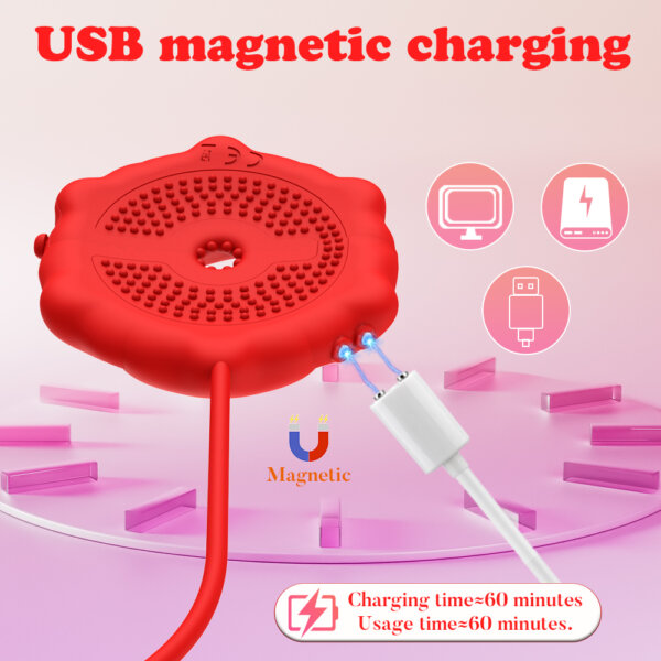 Tickt Twins Lure Nipple Toy with USB Magnetic Charging