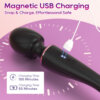 Tick Joyplus Wand Vibrator with Magnetic USB Charging