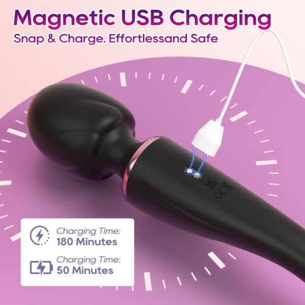 Tick Joyplus Wand Vibrator with Magnetic USB Charging