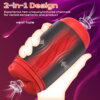 4 Tickt Double Entrance Manual Squeezable Male Masturbator 2 in 1 Design