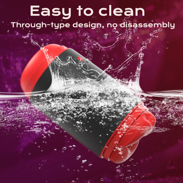 6 Tickt Double Entrance Manual Squeezable Male Masturbator Easy to Clean