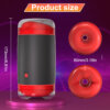 9 Tickt Double Entrance Manual Squeezable Male Masturbator Size Chart