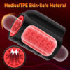 5 Tickt Submarine Male Masturbator with Medical TPE Skin-Safe Material