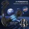 Tickt Waggling Vibrating & Pulling Prostate Massager 9 Powerful tgThrusting and Vibrating Modes
