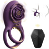 Tickt Rose Cock Ring Purple
