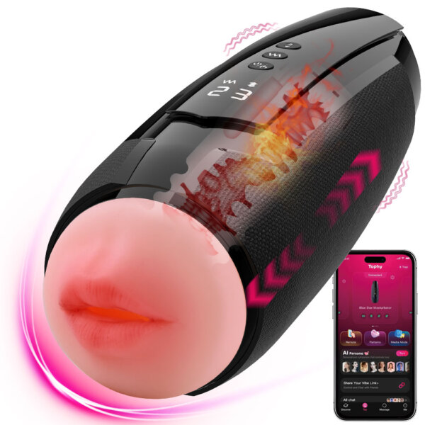 4 Tickt Star Space Male Masturbator Oral Shape