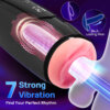 7 Tickt Star Space Male Masturbator with 7 Strong Vibration Modes
