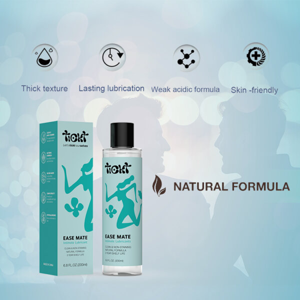 Tick Ease Mate Natural Water-based Intimate Lubricant Natural Formula
