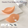 Tickt Leaflet Touch App Controlled Nipple Vibrator Hassle-free USB Magnetic Charging