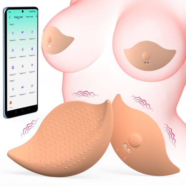 Tickt Leaflet Touch App Controlled Nipple Vibrator