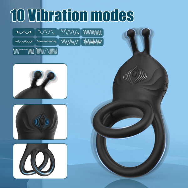 Tickt Expert Rabbit Cock Ring 10 Vibration Modes
