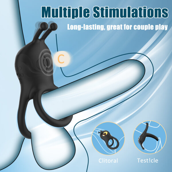 Tickt Expert Rabbit Cock Ring Multiple Stimulations