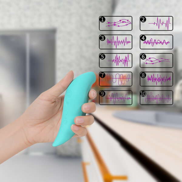 5 Tickt Vibro & Suction Dolfin Vibrating and Sucking Diagram