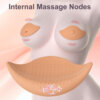 Tickt Leaflet Touch App Controlled Nipple Vibrator with internal massage nodes