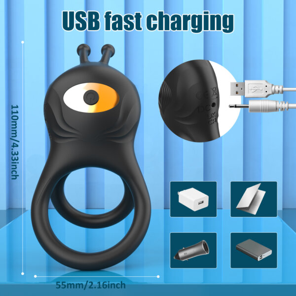 Tickt Expert Rabbit Cock Ring USB Fast Charging
