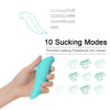 6 Tickt Vibro & Suction Dolfin with 10 Powerful Sucking Modes