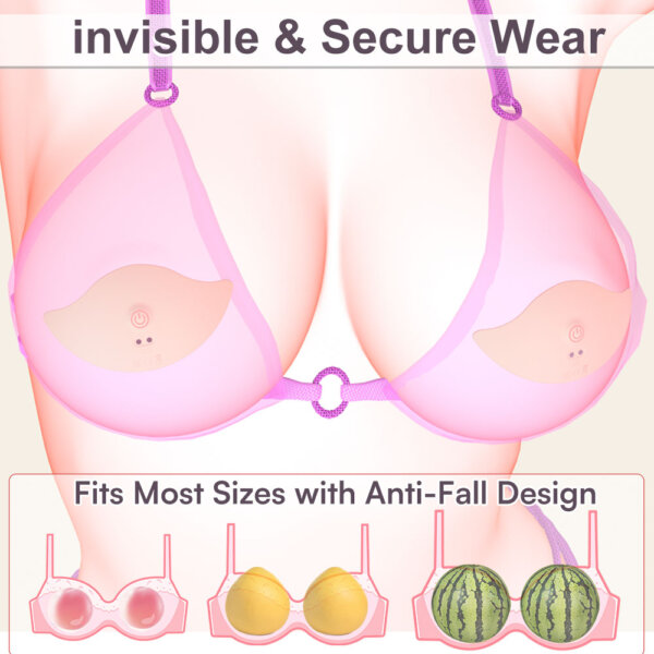 Tickt Leaflet Touch App Controlled Nipple Vibrator with invisible & secure wear