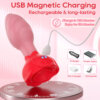 Tickt Rose Butt Plug USB Magnetic Charging